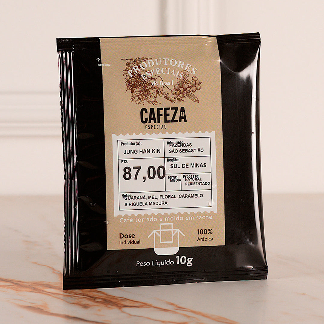 Café Especial Drip Coffee Produtores Especiais do Brasil 87 pts 10g 10 unid.