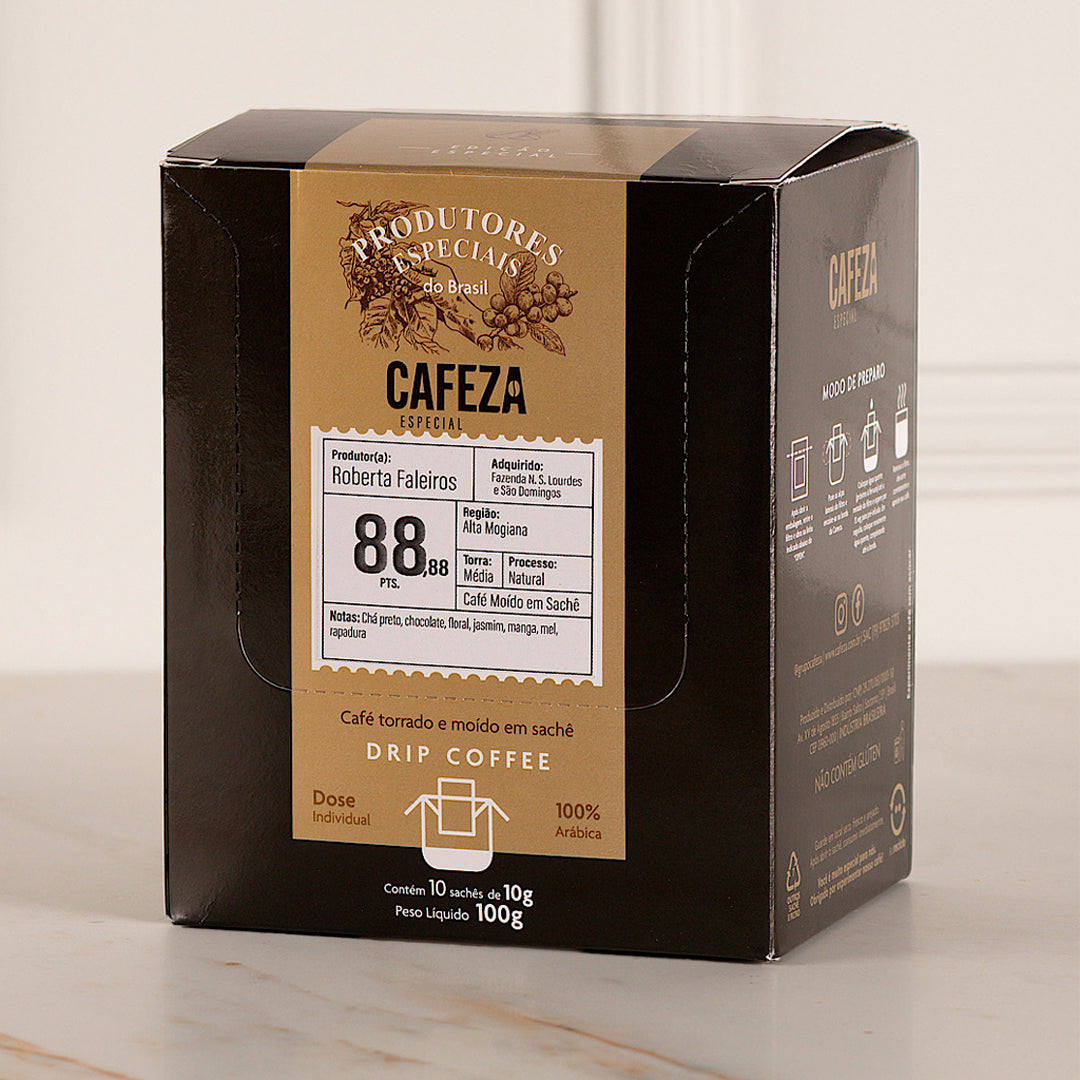 Drip Coffee Café Especial - Produtores Especiais do Brasil 88,88 pts 10g 10 unid.