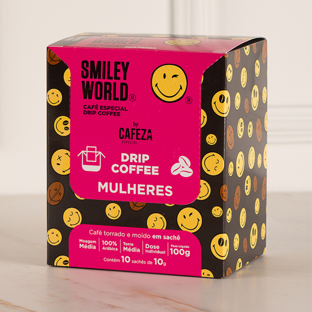 Café Especial Intenso 85+ Smiley Produtoras Mulheres 10g 10 unid.
