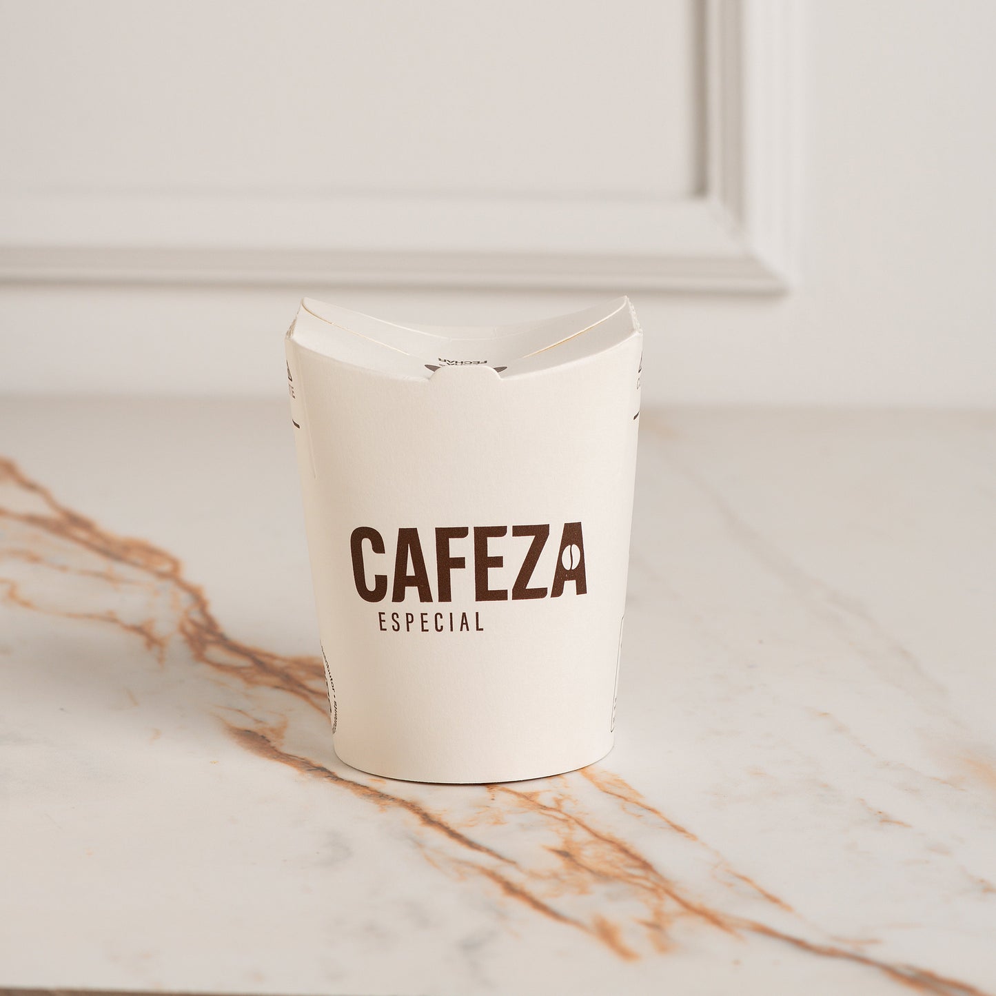 Copo Eco CAFEZA 240ml Branco 10 unid.