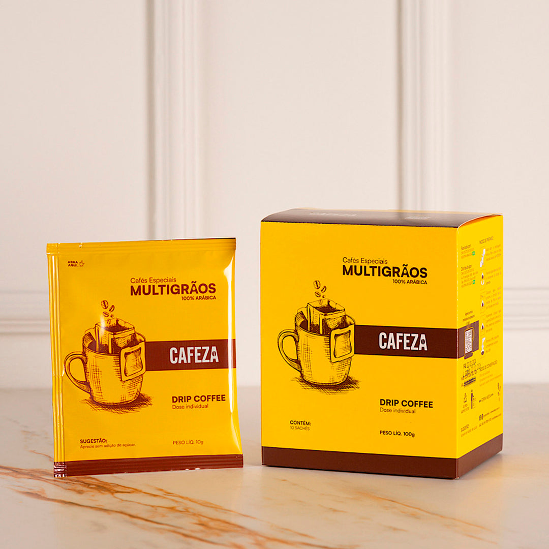 Café Especial Drip Coffee MultiGrãos Agricultura Familiar 80+ 10g 10 unid.