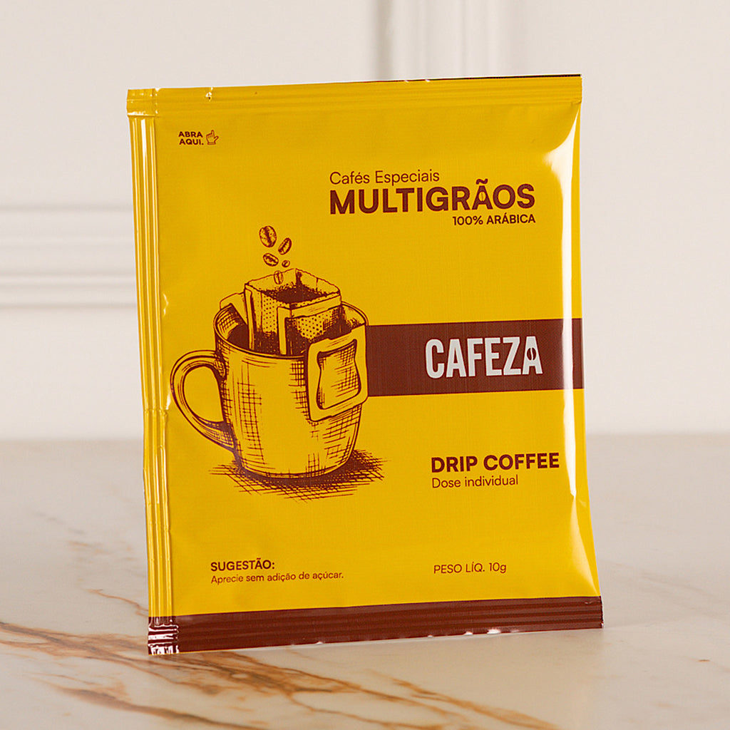 Café Especial Drip Coffee MultiGrãos Agricultura Familiar 80+ 10g 10 unid.