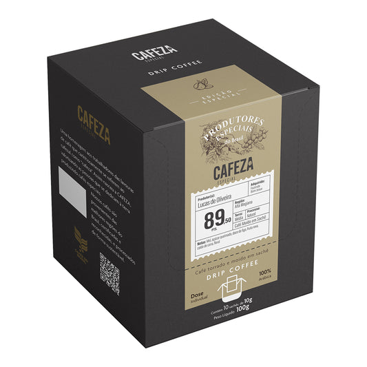 Drip Coffee Produtores Especiais do Brasil 89,50 pts 10g 10 unid.