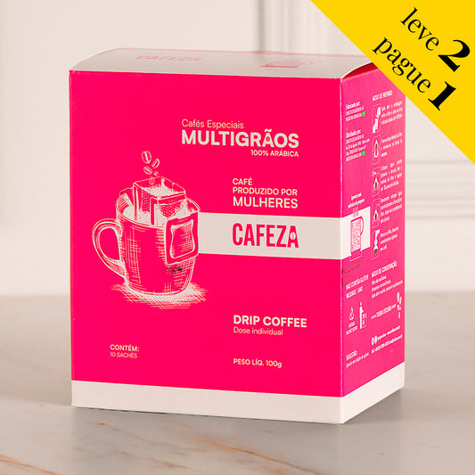 Drip Coffee Café Especial - 80+ MultiGrãos Produzido por Mulheres 10g 10 unidades