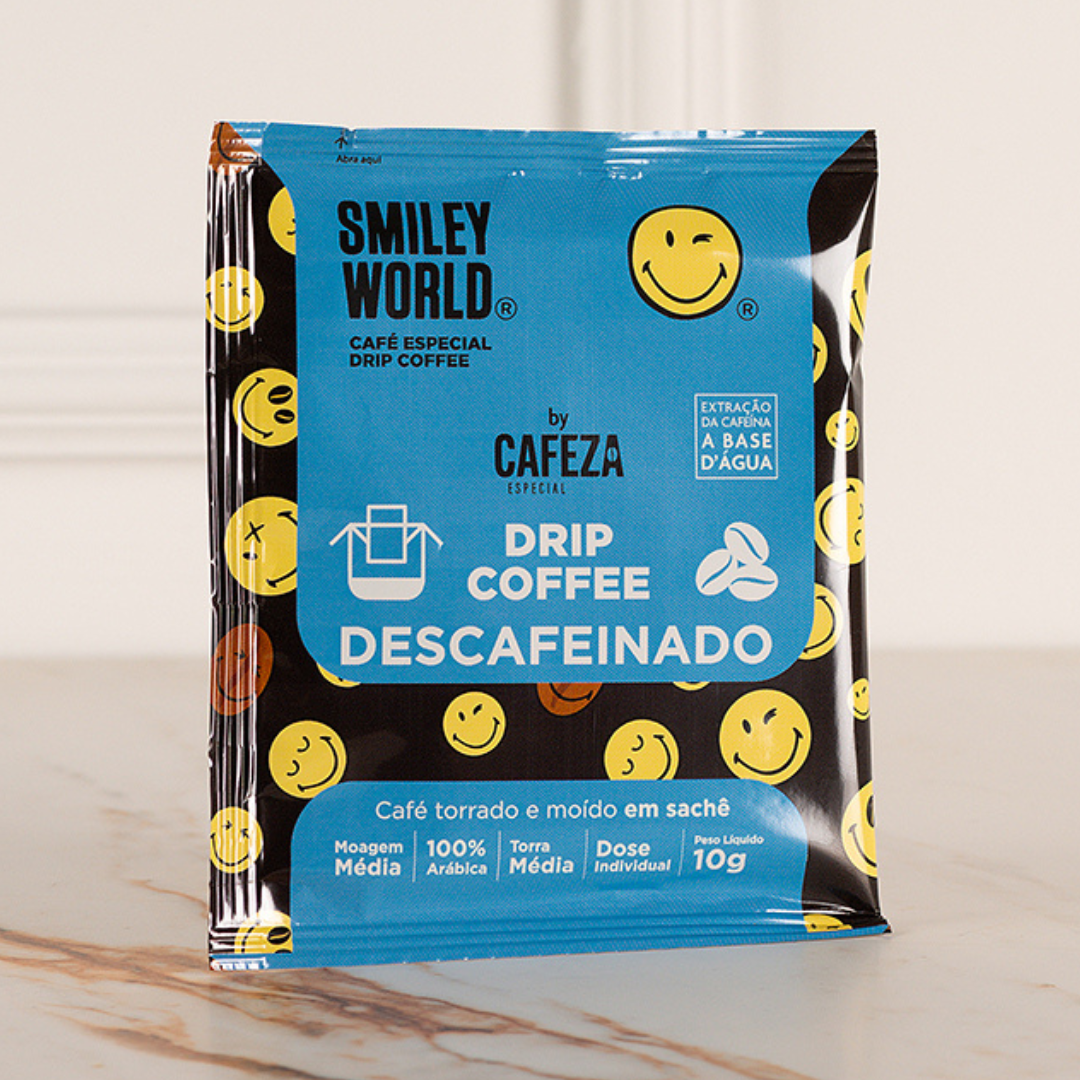 Café Especial Drip Coffee Smiley Descafeínado 85+ 10g 10 unid.