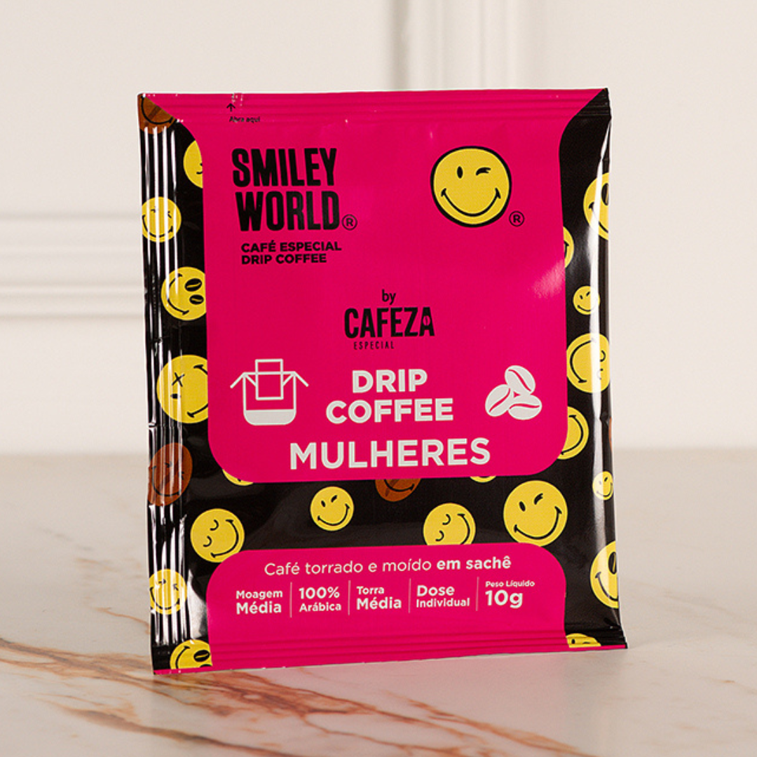 Café Especial Intenso 85+ Smiley Produtoras Mulheres 10g 10 unid.