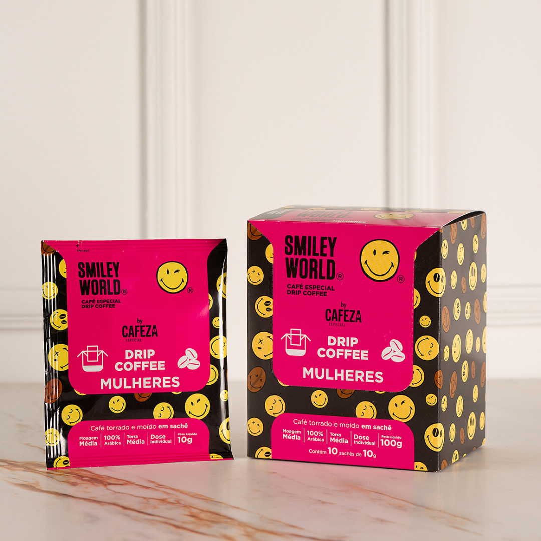 Café Especial Intenso 85+ Smiley Produtoras Mulheres 10g 10 unid.