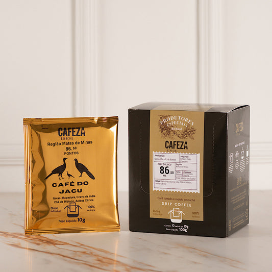 Café Especial Drip Coffee Café do Jacu 10g 10 unid.