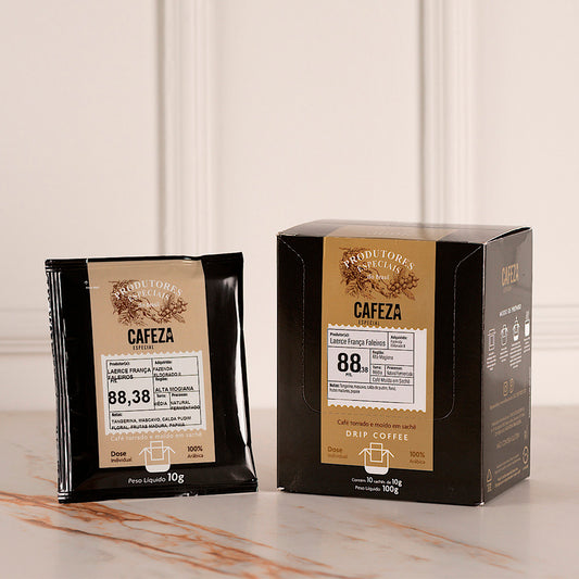 Café Especial Drip Coffee Produtores Especiais do Brasil 88,38 pts 10g 10 unid.