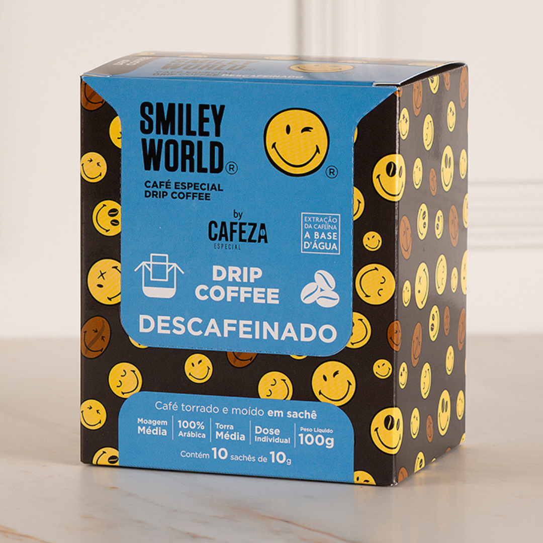 Café Especial Drip Coffee Smiley Descafeínado 85+ 10g 10 unid.