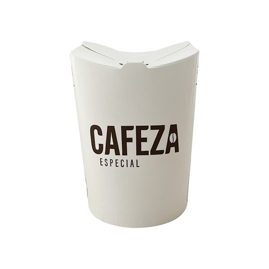 Copo Eco CAFEZA 240ml Branco 10 unid.