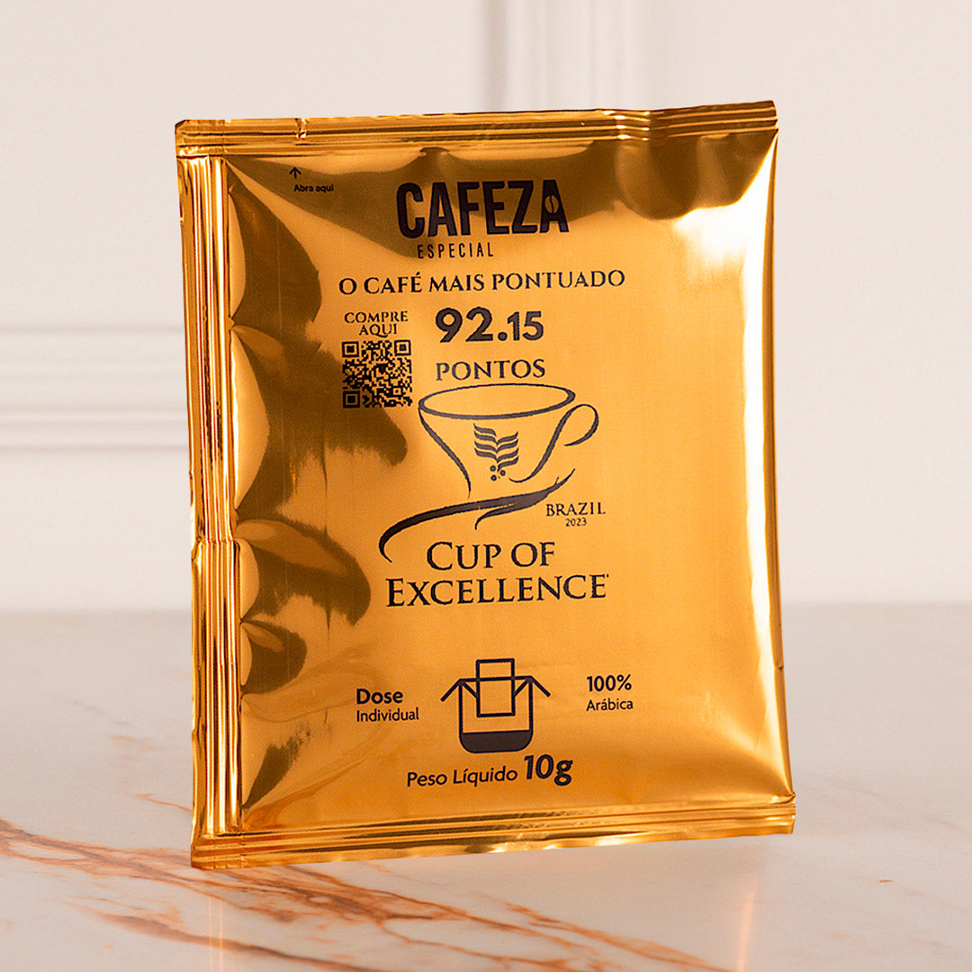 Drip Coffee Café Especial - Cup of Excellence 92,15 pts 10g 10 unid.
