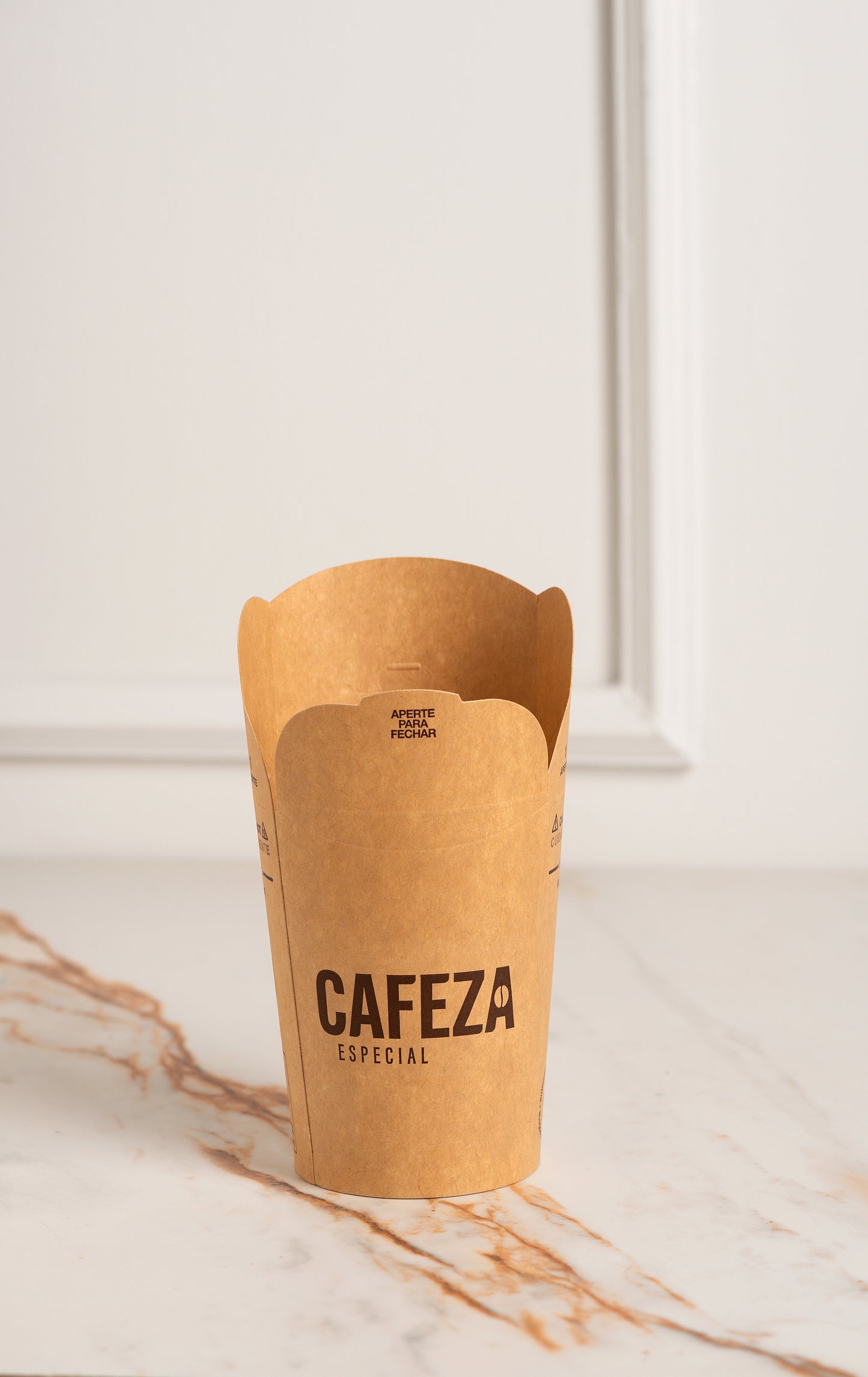 Copo Eco CAFEZA 240ml Kraft 10 unid.