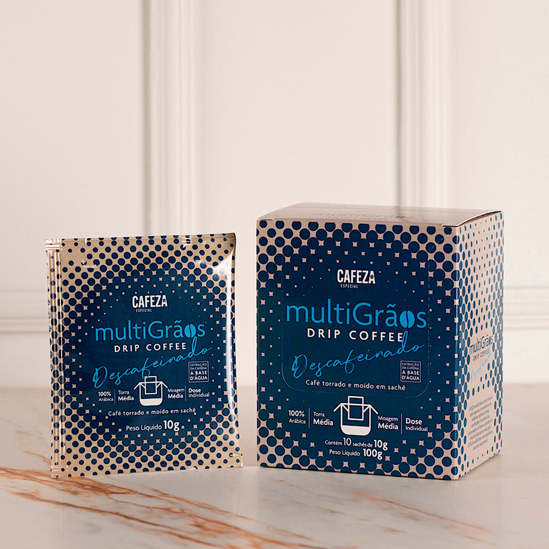 Café Especial Drip Coffee Exótico Descafeínado 85+ 10g 10 unid.