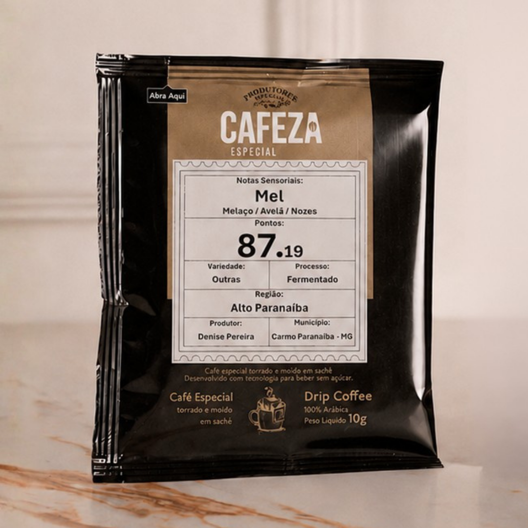 Café Especial Drip Coffee Produtores Especiais do Brasil 87,19 pts 10g 10 unid.