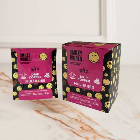 Café Especial Intenso 85+ Smiley Produtoras Mulheres 10g 10 unid.