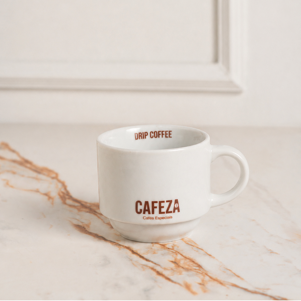 Xícara com alça CAFEZA